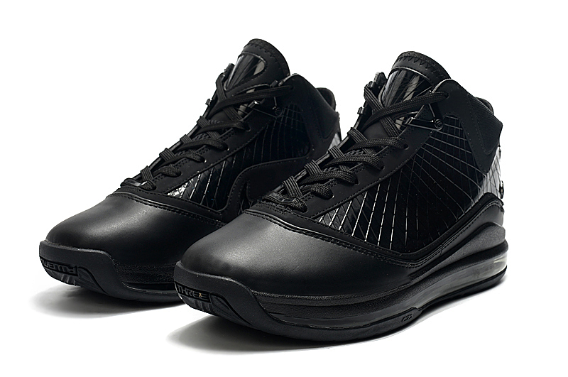 2020 Nike Lebron 7 Retro All Black Basketball Shoes - Click Image to Close